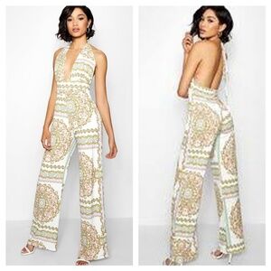 (NWT) Halterneck jumpsuit